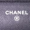 Borsa a tracolla Chanel Wallet on Chain in pelle martellata nera - Detail D3 thumbnail