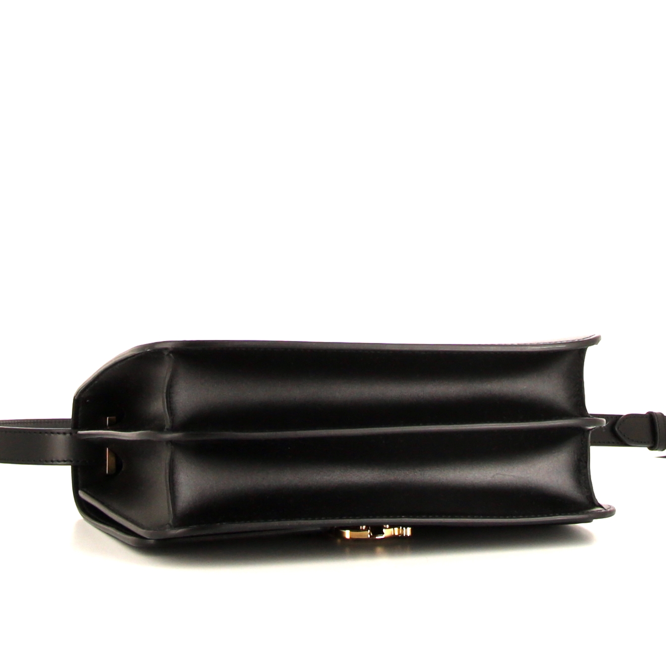 Borsa a tracolla Burberry TB in pelle nera - Detail D4