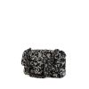 Chanel Timeless handbag in black and white quilted tweed - 00pp thumbnail