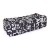 Chanel Timeless handbag in black and white quilted tweed - Detail D4 thumbnail