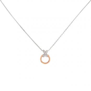 Collar Chaumet Lien en oro blanco,  oro rosa y diamantes