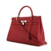 Hermes Kelly 35 cm handbag in red Garance togo leather - 00pp thumbnail