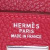 Bolso de mano Hermes Kelly 35 cm en cuero togo rojo Garance - Detail D4 thumbnail