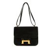 Hermès  Constance handbag  in black doblis calfskin - 360 thumbnail