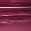 Saint Laurent Sunset shoulder bag in burgundy leather - Detail D3 thumbnail