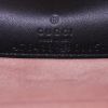 Gucci Dionysus mini shoulder bag in black velvet and black leather - Detail D3 thumbnail