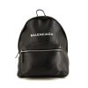 Balenciaga Everyday backpack in black leather - 360 thumbnail
