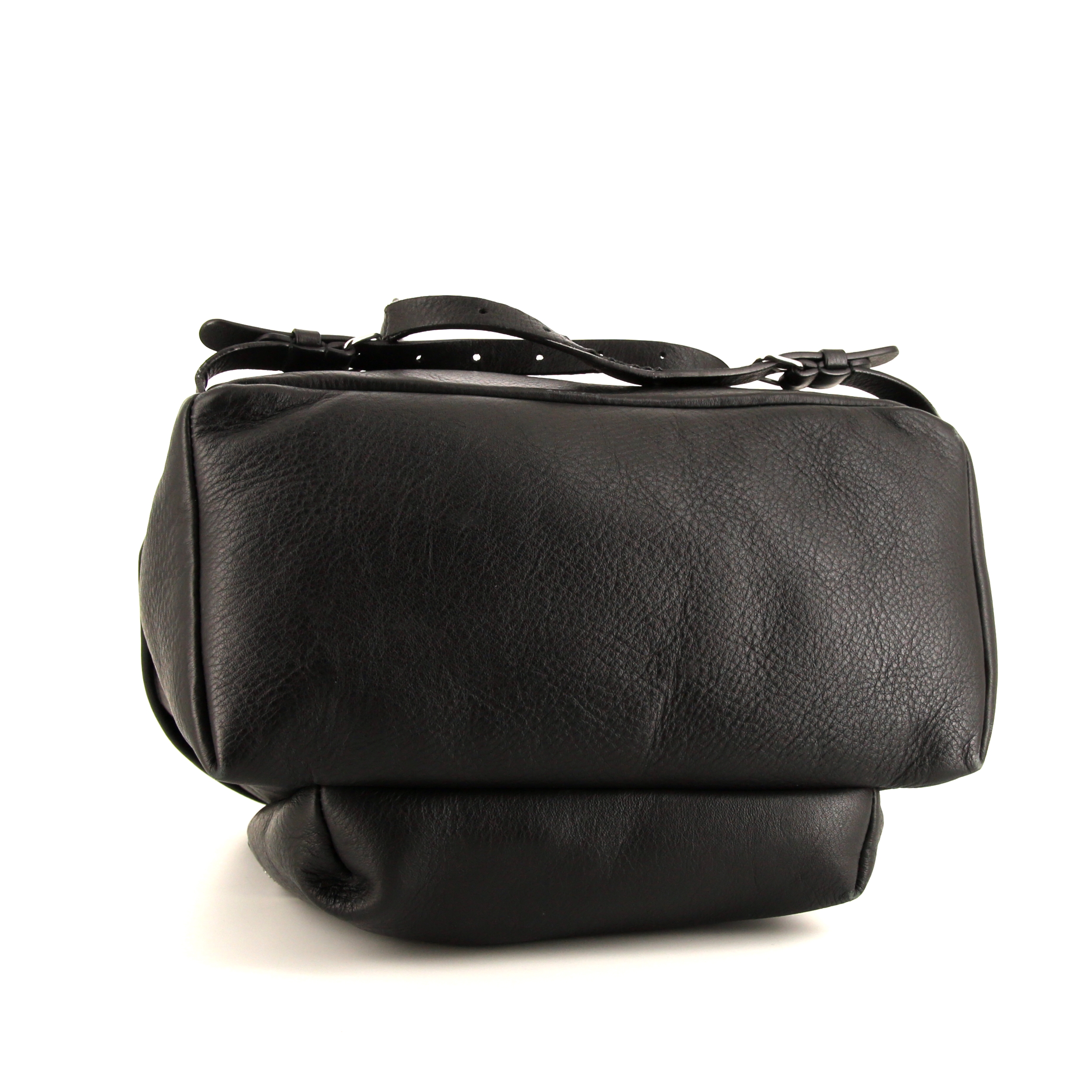 Sac à dos Balenciaga Everyday en cuir noir - Detail D4