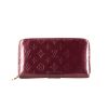 Louis Vuitton Zippy wallet in purple monogram patent leather - 360 thumbnail