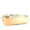 Borsa Gucci Bamboo in tela beige con decoro floreale e pelle beige - Detail D4 thumbnail