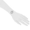 Bulgari B.Zero1 watch in stainless steel and white ceramic Ref:  BZ23SC  Circa  2010 - Detail D1 thumbnail