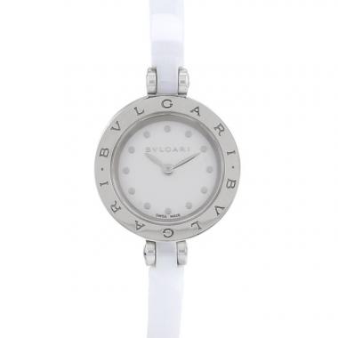 Bulgari B.Zero1 watch in stainless steel and white ceramic Ref:  BZ23SC  Circa  2010