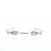 Open Tiffany & Co Infinity bangle in white gold and diamonds - 360 thumbnail