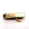 Bolso bandolera Saint Laurent Kate Pompon mini en cuero dorado - Detail D4 thumbnail