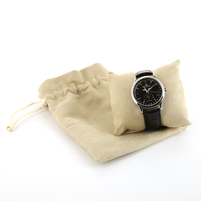 Jaeger Lecoultre Master Control Calendar watch in stainless steel Ref:  140898S Circa  2000 - Detail D3