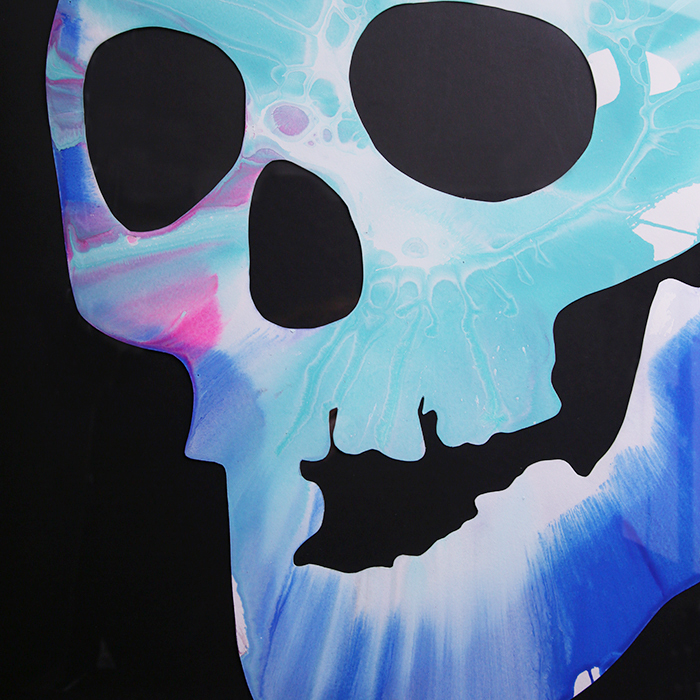 Damien Hirst (Né en 1965), Spin Skull - 2009 - Detail D1