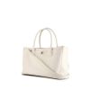 Chanel Executive shopping bag in white grained leather - 00pp thumbnail