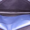 Prada Sound shoulder bag in navy blue leather saffiano - Detail D3 thumbnail