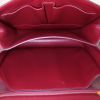 Bolso bandolera Céline Classic Box en cuero color burdeos - Detail D2 thumbnail