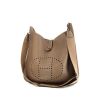 Hermès Evelyne III large model shoulder bag in etoupe togo leather - 00pp thumbnail