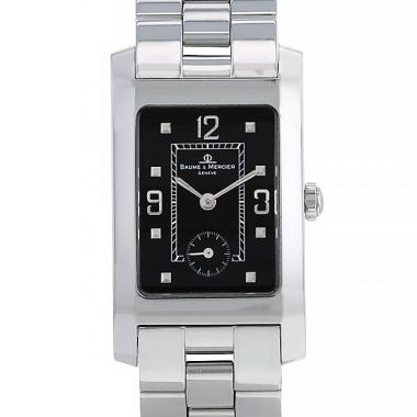 Montre Baume 
Mercier Hampton en acier Ref :  NV045063 Vers  2000