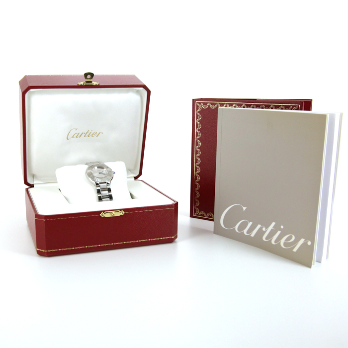 Montre Cartier Must 21 en acier Ref :  1330 Vers  2003 - Detail D2