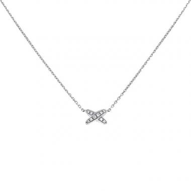 Collar Chaumet Jeux de Liens en oro blanco y diamantes