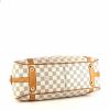 Louis Vuitton Stresa handbag in azur damier canvas and natural leather - Detail D4 thumbnail