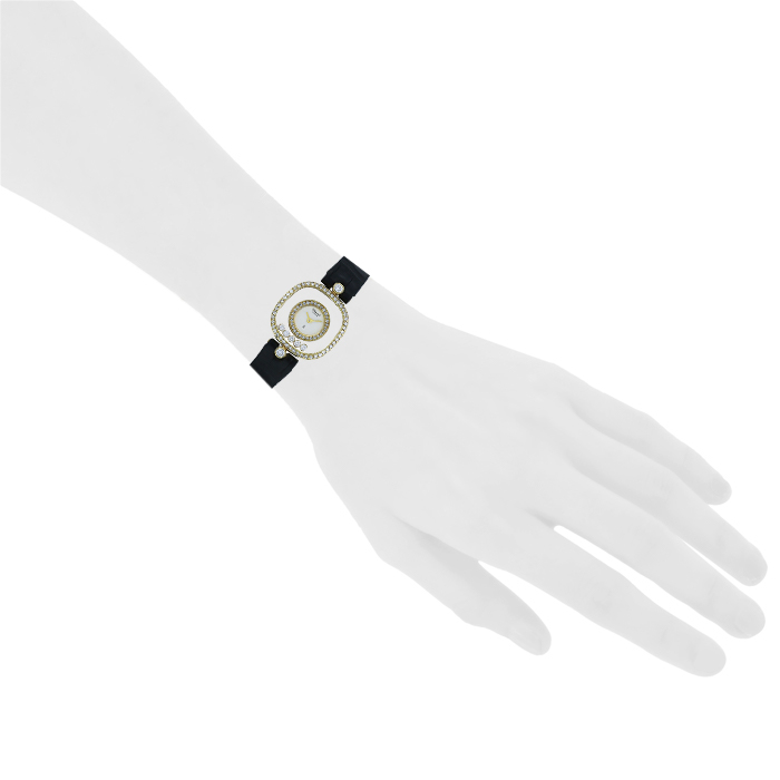 Chopard Happy Diamonds watch in 18k yellow gold Circa  1998 - Detail D1