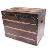 Louis Vuitton trunk in brown and yellow monogram canvas - 00pp thumbnail