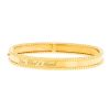 Van Cleef & Arpels Perlée Signature bangle in yellow gold, size M - 00pp thumbnail