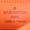 Louis Vuitton Demi Lune pouch in orange epi leather - Detail D3 thumbnail