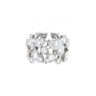 Anello Cartier in oro bianco e diamanti