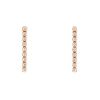 Fred Pain de Sucre Celebration pendants earrings in pink gold and diamonds - 00pp thumbnail