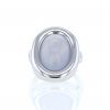 Half-articulated Poiray ring in white gold and chalcedony - 360 thumbnail