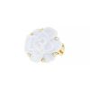 Chanel Camelia medium model ring in agate and yellow gold - 00pp thumbnail