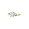Van Cleef & Arpels Fleurette small model ring in yellow gold and diamonds - 00pp thumbnail