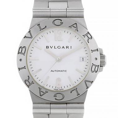 Montre Bulgari Diagono en acier Ref :  LCV35S Vers  2000