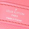 Borsa da viaggio Louis Vuitton Keepall 50 cm in pelle rosa con motivo - Detail D4 thumbnail