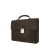 Porte-documents Louis Vuitton Robusto en cuir taiga marron - 00pp thumbnail