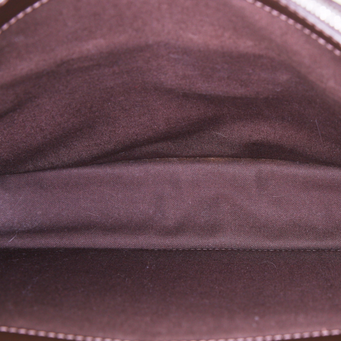 Borsa portadocumenti Louis Vuitton Robusto in pelle taiga marrone - Detail D2