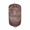 Funda protectora para ropa Louis Vuitton en lona Monogram marrón y cuero natural - Detail D3 thumbnail