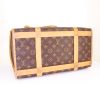 Louis Vuitton Sac chien 40 bag in monogram canvas and natural leather - Detail D4 thumbnail