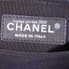 Sac à main Chanel Timeless en tweed noir vert et blanc - Detail D4 thumbnail
