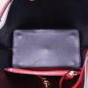 Valentino Garavani shopping bag in red leather - Detail D3 thumbnail