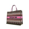 Dior Book Tote shopping bag in multicolor canvas - 00pp thumbnail