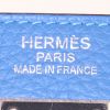 Hermes Kelly 35 cm handbag in blue togo leather - Detail D4 thumbnail