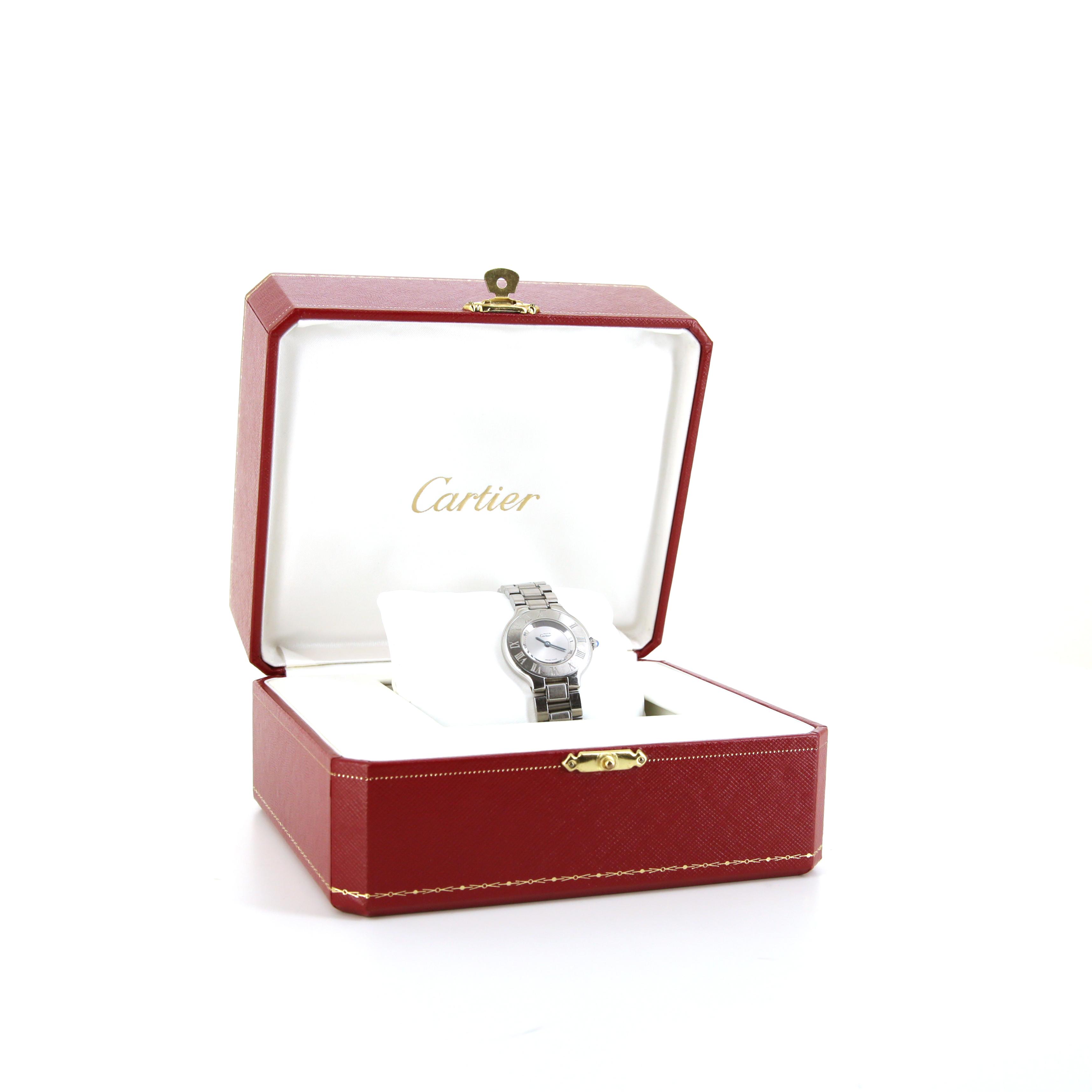 Reloj Cartier Must 21 de acero Ref :  1340 Circa  2000 - Detail D2