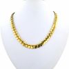 Vintage 1990's necklace in yellow gold - 360 thumbnail
