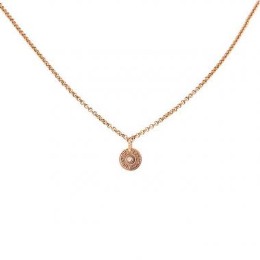 Collier Hermès Gambade Clou de Selle en or rose et diamant